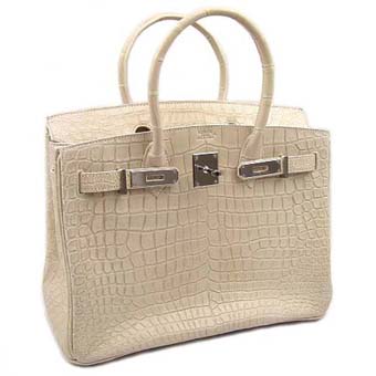 HERMES エルメス バーキン30 スーパーコピー クロコダイルポロサスマット ブランクリーム 05P01Sep13 Birkin 161